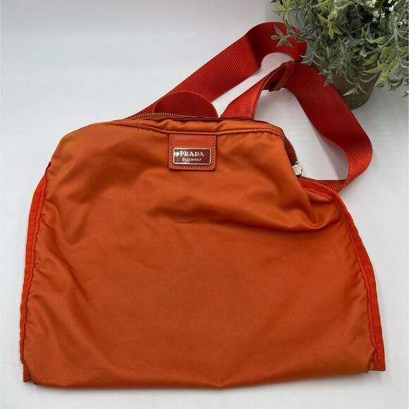 PRADA BT7372 Tessuto Shoulder
Bag Cross Body Messenger Bag Nylon
Orange Unisex - Picture 11 of 15